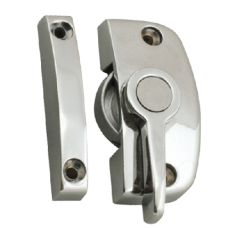 ASEC Window Pivot Lock  Non-Locking With 11.5mm Keep - Chrome Plated