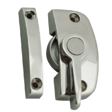 ASEC Window Pivot Lock  Non-Locking With 11.5mm Keep - Brushed Silver