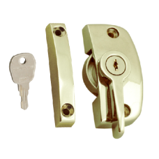 ASEC Window Pivot Lock  Locking With 11.5mm Keep - Gold