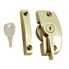 ASEC Window Pivot Lock  Locking With 8.5mm Keep - Gold