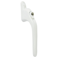 ASEC Espag Inline Handle With Spindle  30mm Spindle - White