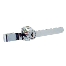 ASEC Ratchet Showcase Lock 17mm KD  - Chrome Plated