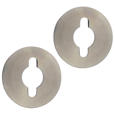 ASEC Retro Fit Repair Plate Pair To Suit Lever On Rose Sold as a Pair - Satin Stainless Steel