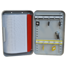 ASEC Key Cabinet - Combination Locking 20 Keys - Cream