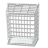 ASEC 62S Small Letter Cage  305mmH x 229mmW x 127mmD - White