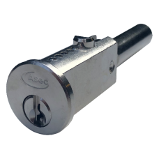 Asec Round Faced Bullet Lock SC Keyed Alike Pair `A` - Nickel Plated