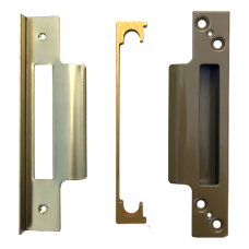 ASEC Rebate To Suit Asec 50mm 5 Lever Sashlock 13mm  - Polished Brass