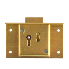 ASEC 41 2 Lever Till Lock 76mm Keyed To Differ - Satin Brass