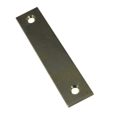 ASEC Cupboard Lock Flat Strike Plate  - Satin Brass
