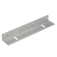 ASEC L Bracket To Suit Slim Line Magnets Outward Opening - Satin Anodised Aluminium