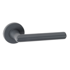 ASEC URBAN Austin Lever on Round Rose Door Furniture - Slate Grey