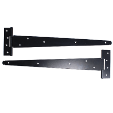 ASEC Medium Tee Hinge 450mm Pair - Black