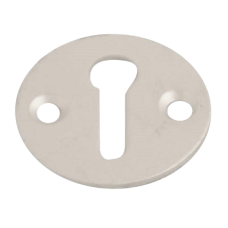 ASEC Open Escutcheon 32mm Diameter Satin Anodised Aluminium