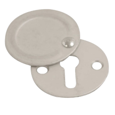 ASEC Covered Escutcheon 32mm Diameter Satin Anodised Aluminium