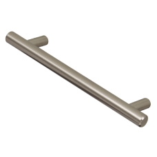 ASEC 12mm Solid Bar Handle C W M4 x 25mm Bolts 96mm Fixing Centres - Brushed Nickel