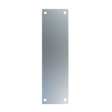 ASEC Finger Plate 75mm Width x 1.2mm Depth (SAA) Satin Anodised Aluminium 300mm Height