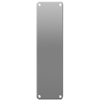 ASEC Finger Plate 75mm Width x 1.2mm Depth (SSS) Satin Stainless Steel 375mm Height
