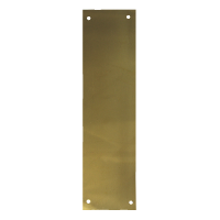 ASEC Finger Plate 75mm Width x 1.2mm Depth (PB) Polished Brass 350mm Height