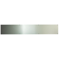ASEC Kick Plate 150mm Height x 1.2mm Depth (SSS) Satin Stainless Steel 835mm Width