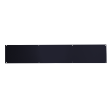 ASEC Kick Plate 150mm Height x 1.2mm Depth (BL) Powder Coated Stainless Steel 750mm Width Black