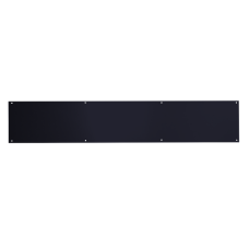 ASEC Kick Plate 150mm Height x 1.2mm Depth (BL) Powder Coated Stainless Steel 760mm Width Black
