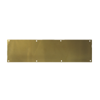 ASEC Kick Plate 150mm Height x 1.2mm Depth (PB) Polished Brass 710mm Width