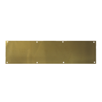 ASEC Kick Plate 150mm Height x 1.2mm Depth (PB) Polished Brass 760mm Width