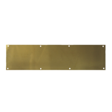 ASEC Kick Plate 150mm Height x 1.2mm Depth (PB) Polished Brass 760mm Width