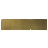 ASEC Kick Plate 150mm Height x 1.2mm Depth (PB) Polished Brass 825mm Width