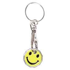 ASEC Trolley Token Key Ring  - Smiley Face