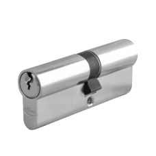 ASEC 6-Pin Euro Double Cylinder 70mm 35/35 30/10/30 Keyed To Differ  - Nickel Plated