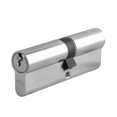 ASEC 6-Pin Euro Double Cylinder 80mm 40/40 35/10/35 Keyed To Differ  - Nickel Plated