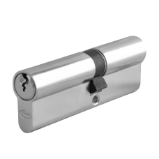 ASEC 6-Pin Euro Double Cylinder 90mm 40/50 35/10/45 Keyed To Differ  - Nickel Plated