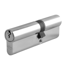 ASEC 6-Pin Euro Double Cylinder 95mm 40/55 35/10/50 Keyed To Differ  - Nickel Plated