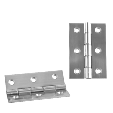 ASEC Double Steel Washer Hinge 75mm X 50mm X 2.50mm  - Chrome Plated