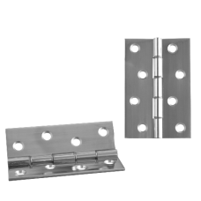 ASEC Double Steel Washer Hinge 102mm X 67mm X4mm  - Chrome Plated