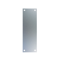 ASEC 75mm Wide Aluminium Finger Plate 225mm  - Anodised Aluminium