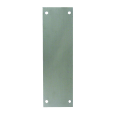 ASEC 75mm Wide Stainless Steel Finger Plate 225mm  - Satin Stainless Steel