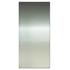 ASEC 835mm Wide Stainless Steel Kick Plate 400mm  - Satin Stainless Steel