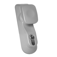 ASEC Knob Operated Outside Access Device  - Silver Enamelled