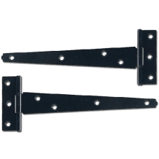 ASEC Light Tee Hinge  300mm Pair - Black