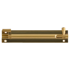 ASEC  Necked Barrel Bolt 152mm  - Polished Brass