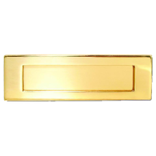 ASEC Victorian Letter Plate 254mm  - Polished Brass