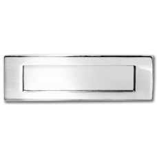 ASEC Victorian Letter Plate 254mm  - Chrome Plated