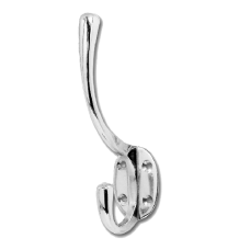 ASEC 150mm Oval Hat & Coat Hook  - Chrome Plated