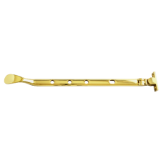 ASEC Victorian Casement Stay 305mm  - Polished Brass