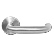 ASEC Stainless Steel Round Rose Lever Furniture  Return To Door - Satin Stainless Steel