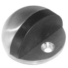 ASEC Oval Stainless Floor Door Stop  - Satin Stainless Steel