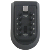 ASEC 6 Key Key Safe Complete With Cover  - Black