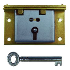 ASEC 20 Boxlock 50mm Keyed To Differ  - Satin Brass